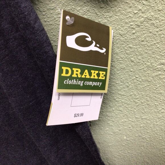 Drake Waterfowl Clemson University NCAA Clay And Call Short Sleeve Shirt Large - Picture 2 of 4